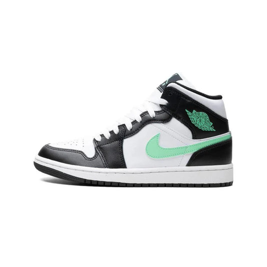 JORDAN 1 MID GREEN GLOW