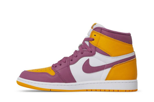 Air Jordan 1 High Retro OG University Gold And Light Bordeaux / Brotherhood