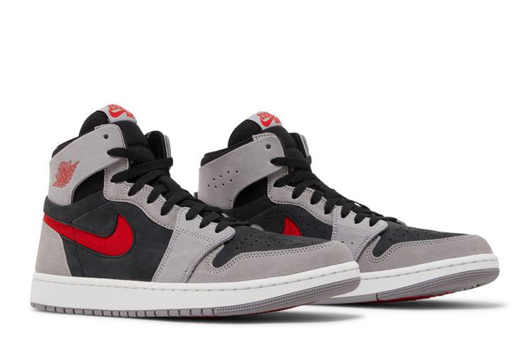 Air Jordan 1 High Zoom Comfort Black Fire Red Cement Grey