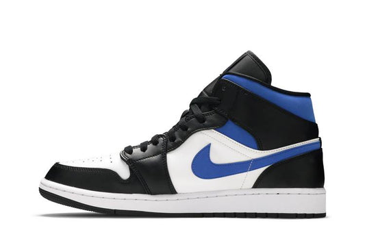 JORDAN 1 MIDBLACK RACER BLUE WHITES (GS)