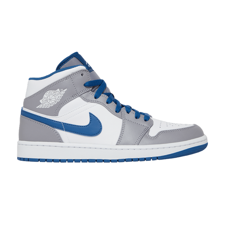 JORDAN 1 MID TRUE BLUE CEMENT (GS)