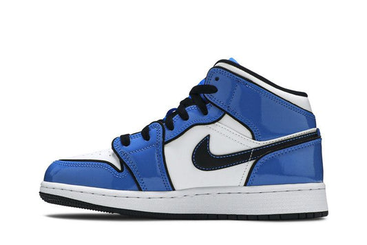 JORDAN 1 MID SIGNAL BLUE