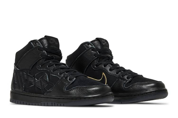 Nike Sb Dunk High Faust Black Gold