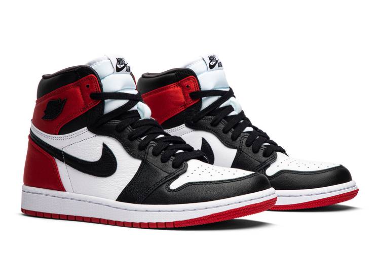 Air Jordan 1 Retro High Satin Black Toe (W)